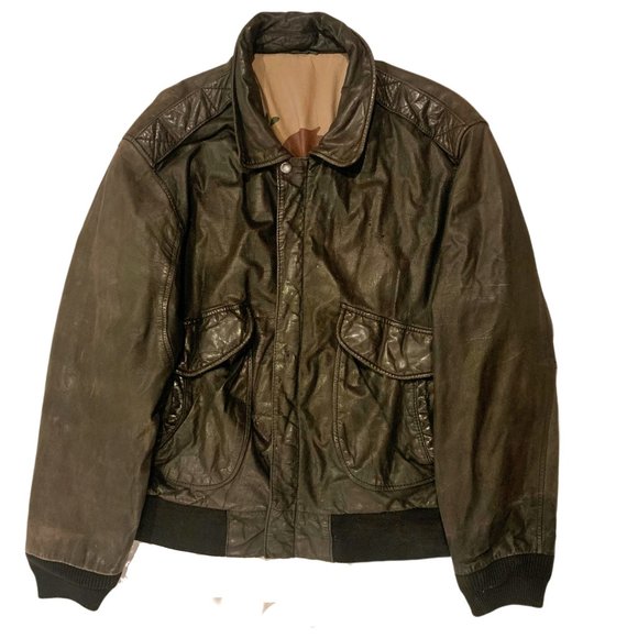 Hunt Club Jackets & Coats Vintage Hunt Club Suede Leather Bomber